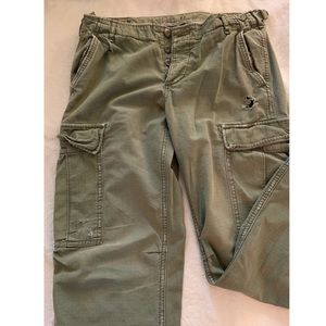 Distressed cargo pants